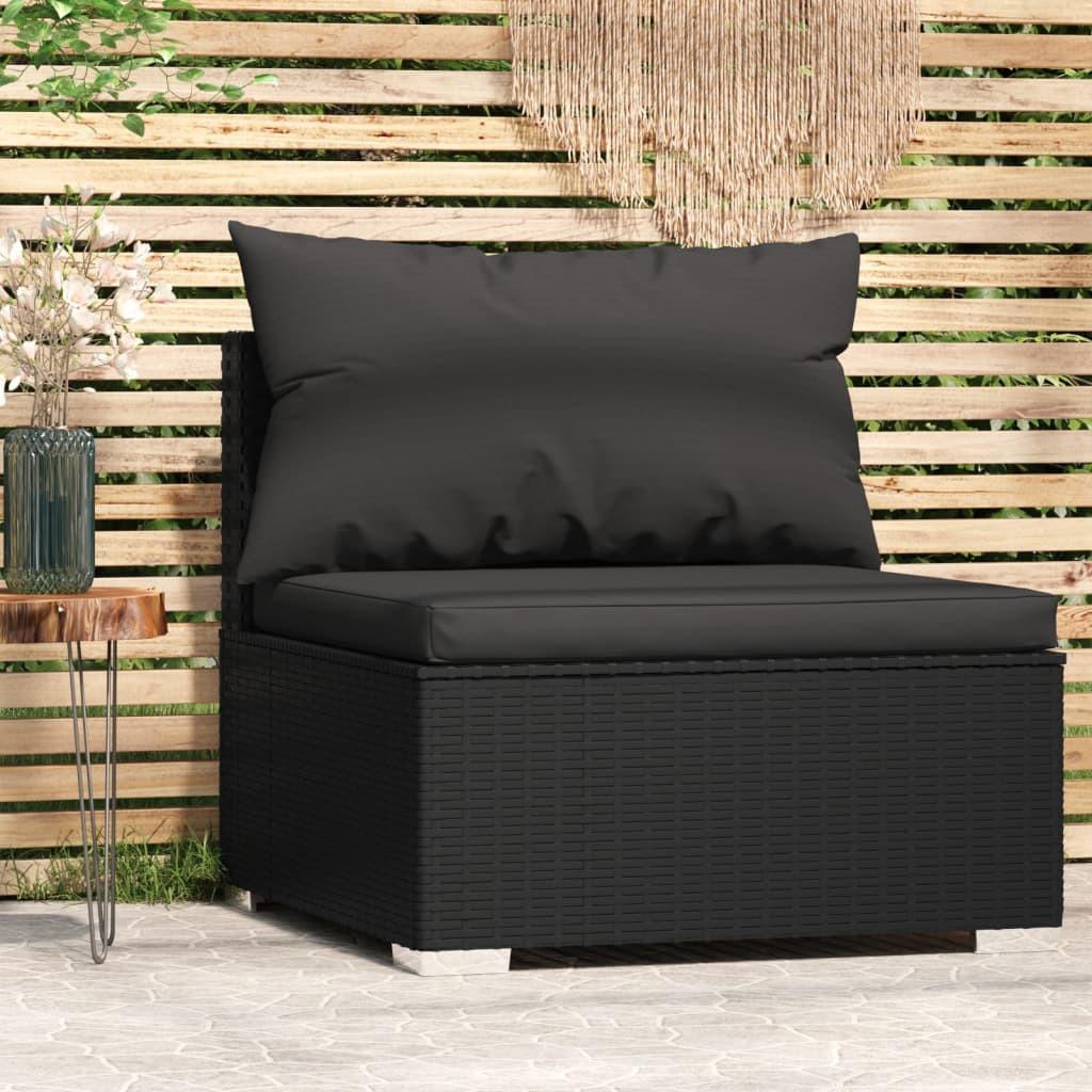 VidaXL Garten mittelsofa poly-rattan  