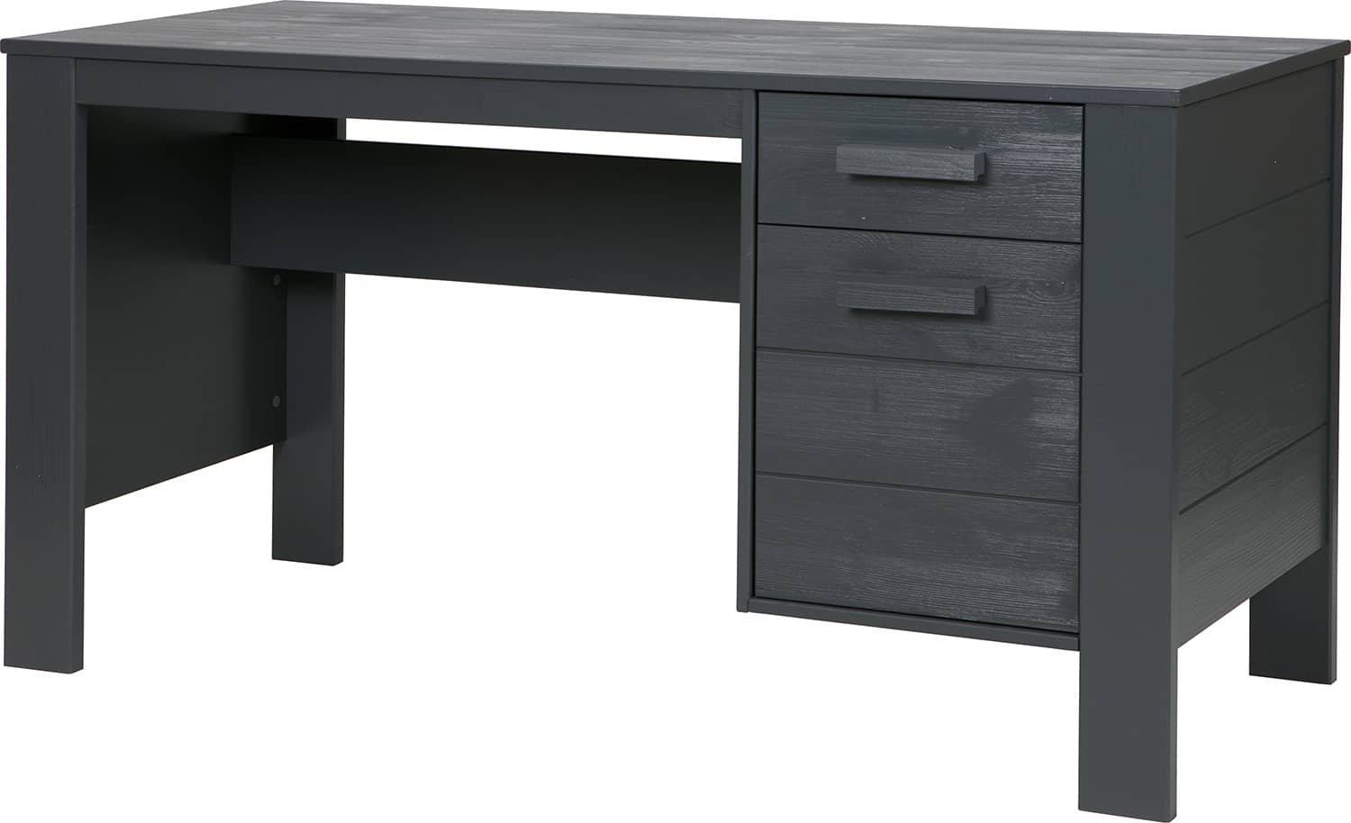 mutoni Bureau Dennis pin gris acier  