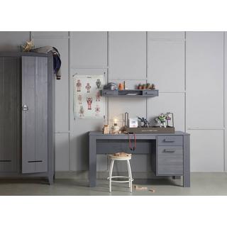 mutoni Bureau Dennis pin gris acier  