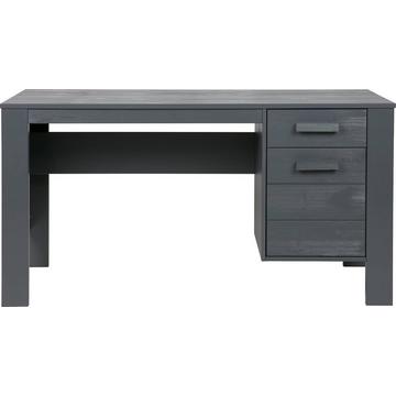 Bureau Dennis pin gris acier