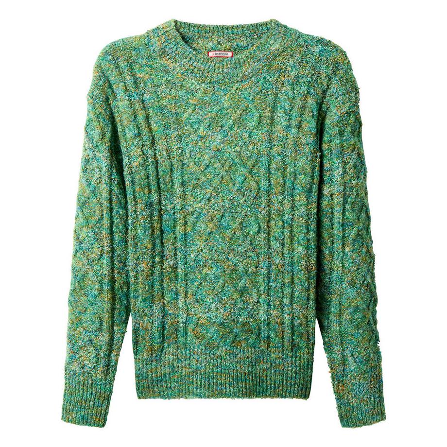 Joe Browns Grüner Zopfpullover Wollmischung  