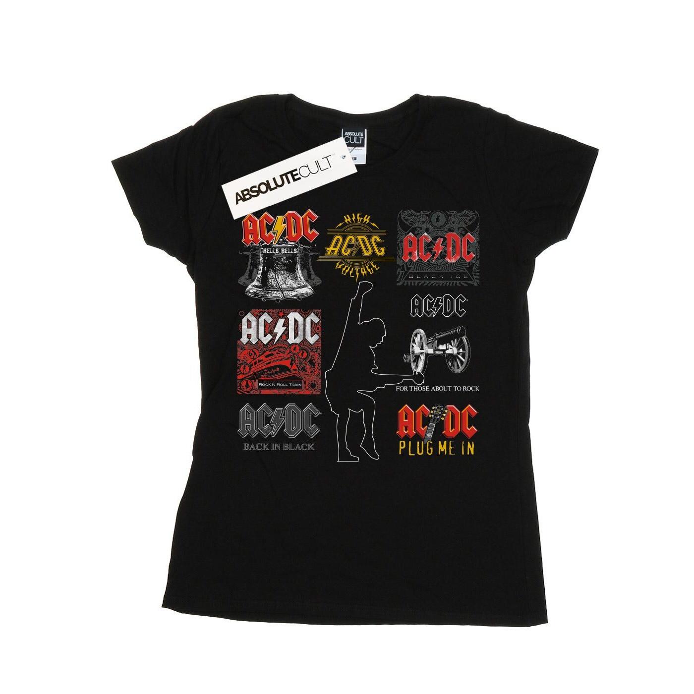Image of Acdc Art Collection Tshirt Damen Schwarz XXL