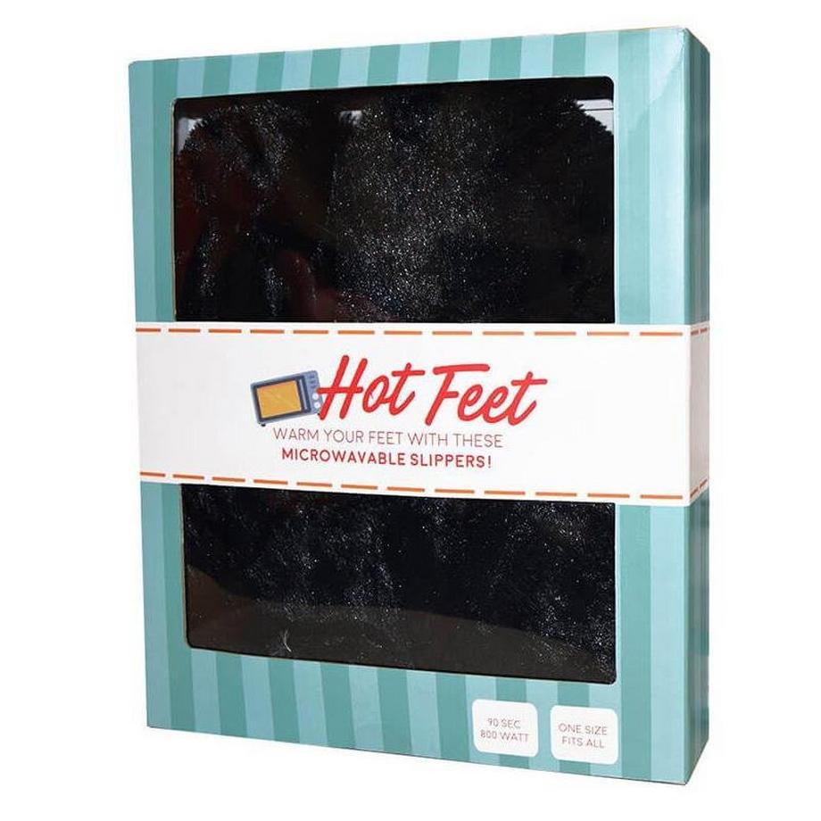 Mikamax  Heiße Füße, beheizbare Hausschuhe - Schwarz 