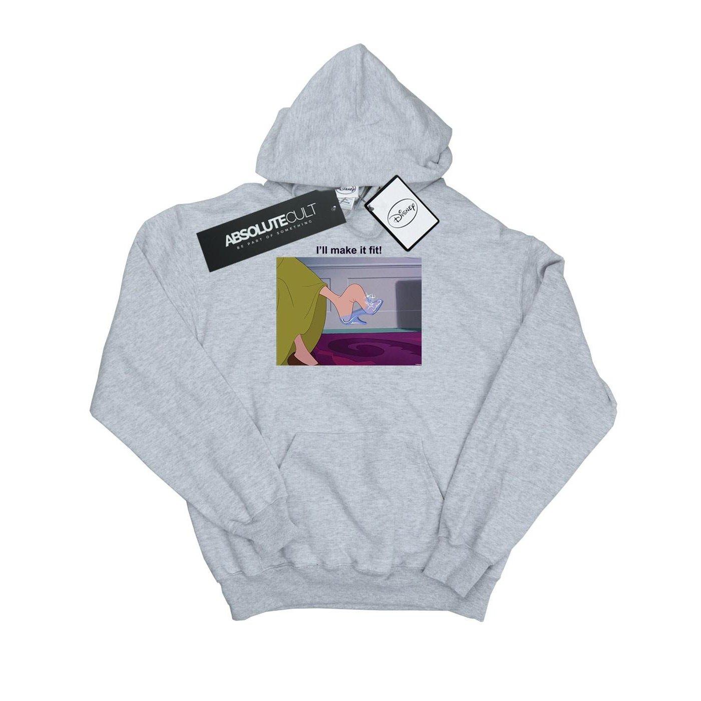 Image of I'll Make It Fit Kapuzenpullover Herren Grau 3XL