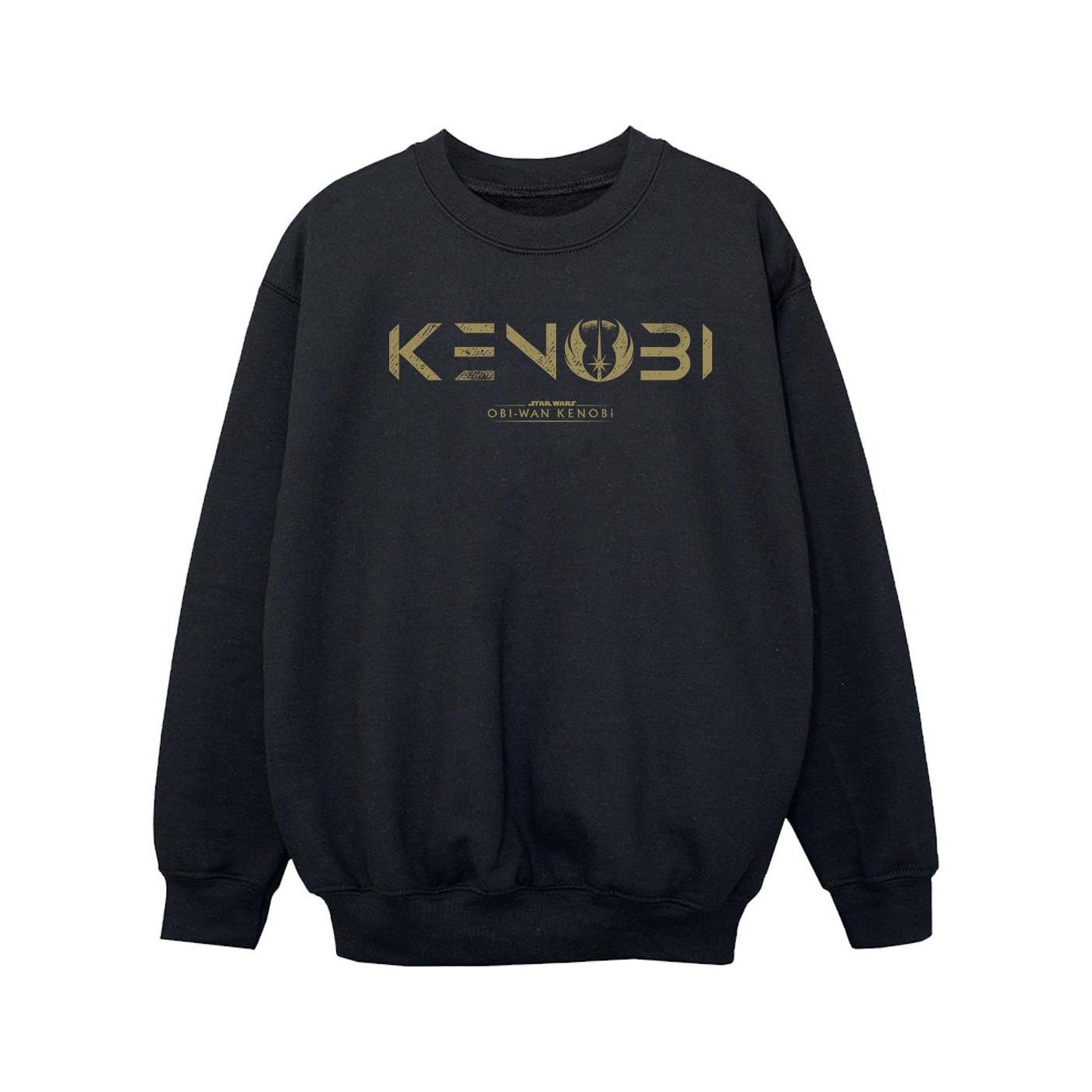 Image of Obiwan Kenobi Logo Sweatshirt Mädchen Schwarz 104