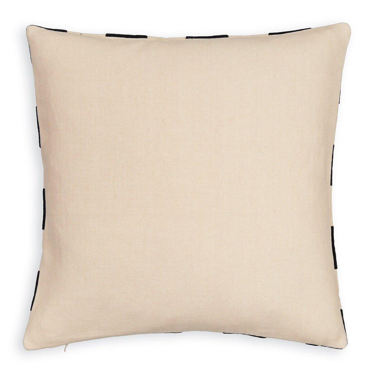 La Redoute Intérieurs Lysmée Schachbrett Kissenbezug  