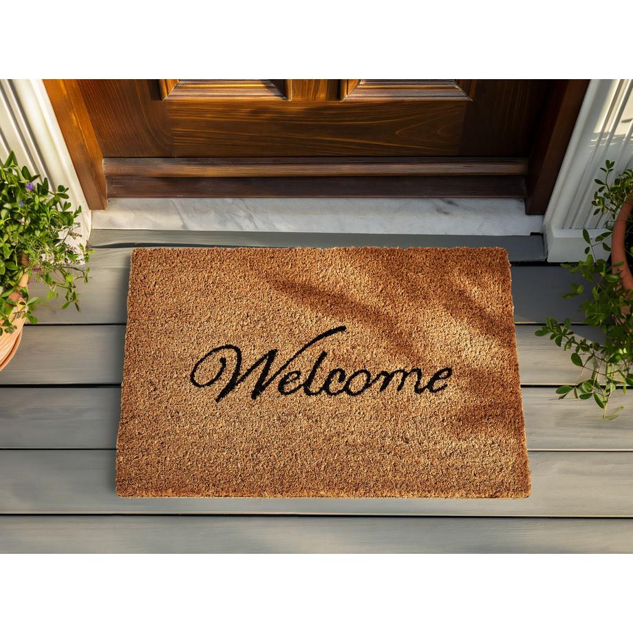 Beliani Tappetino da Ingresso en Fibra di Cocco Classico MAKALU  