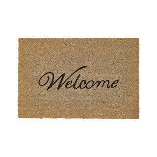 Beliani Fussmatte aus Kokosfasern Klassisch MAKALU  