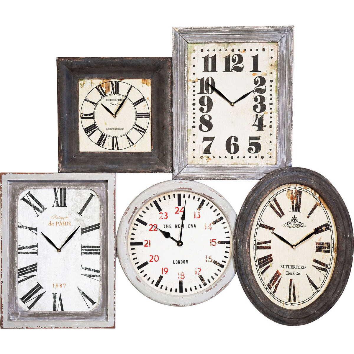 KARE Design Horloge murale Vintage Multi Nature  