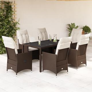 VidaXL set da pranzo da giardino Polirattan  