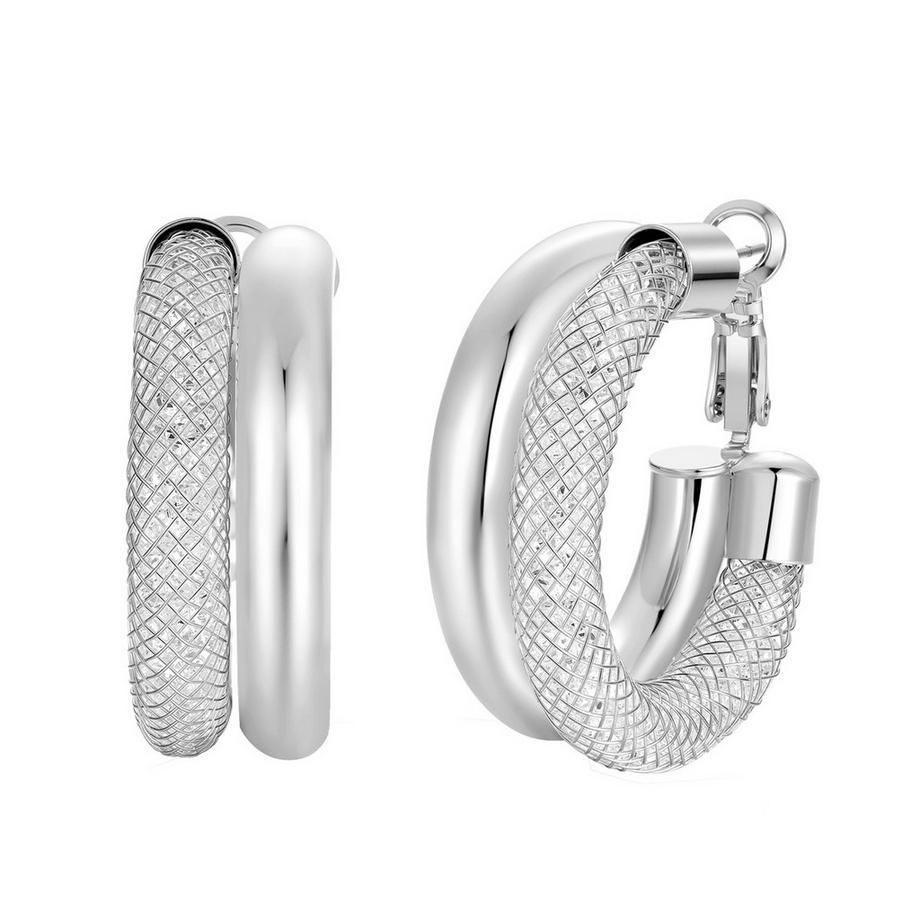 Créoles Laiton Cristal
