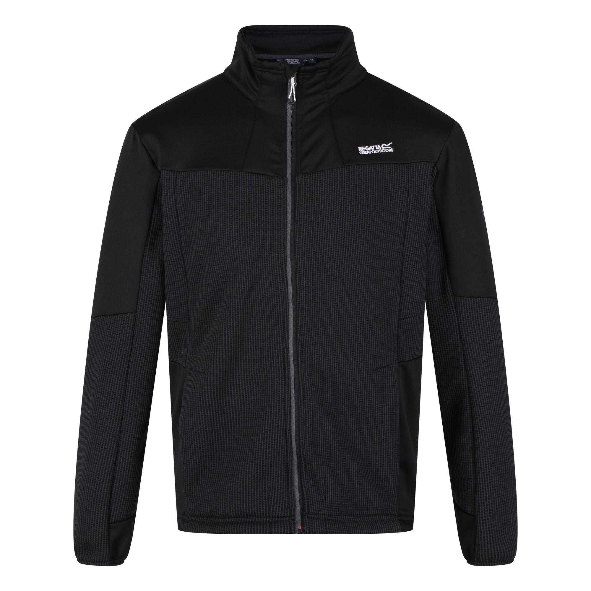 Image of Highton Ii Fleeceoberteil Herren Schwarz S