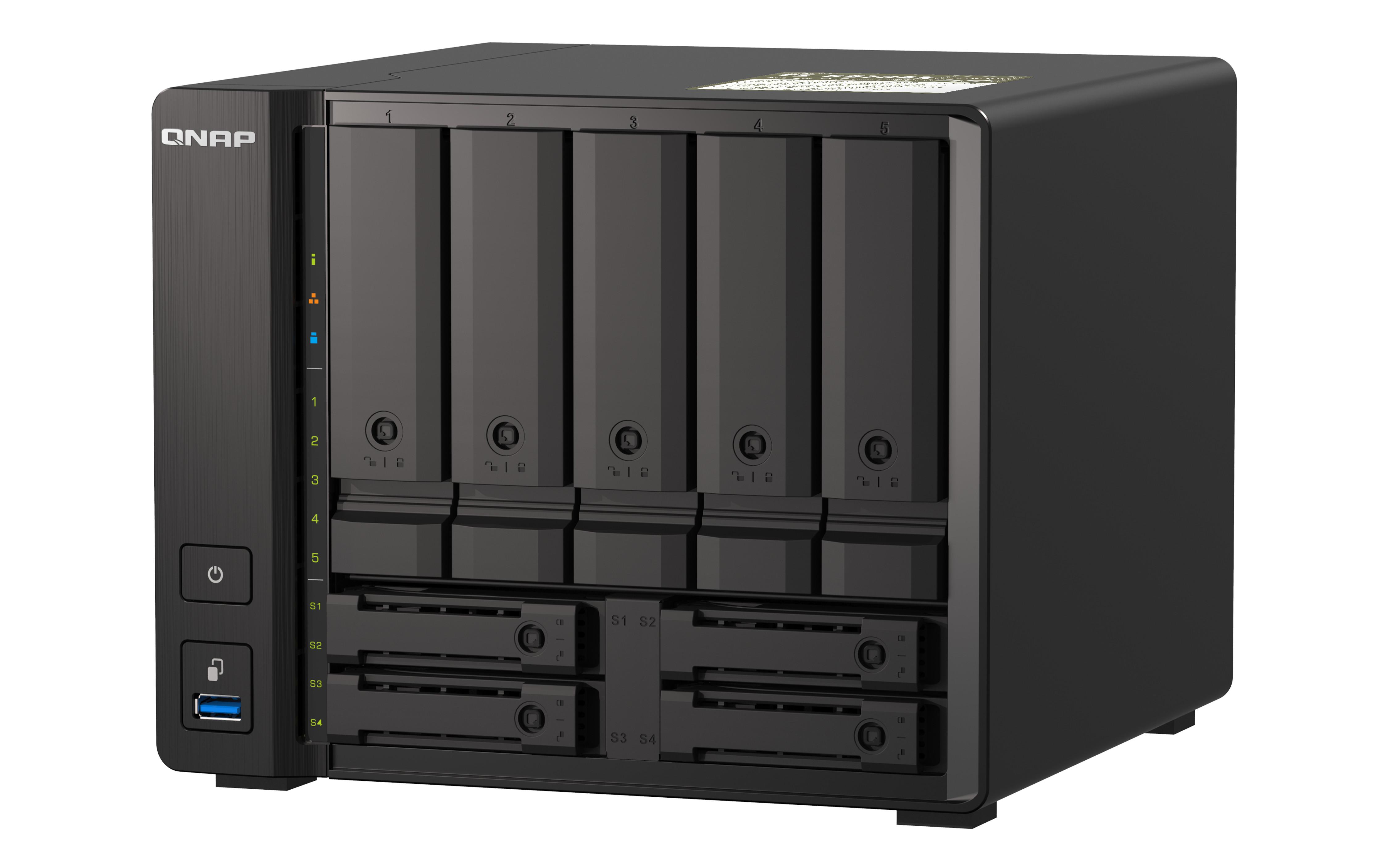 Qnap  TS-H973AX NAS Tower Collegamento ethernet LAN Nero V1500B 