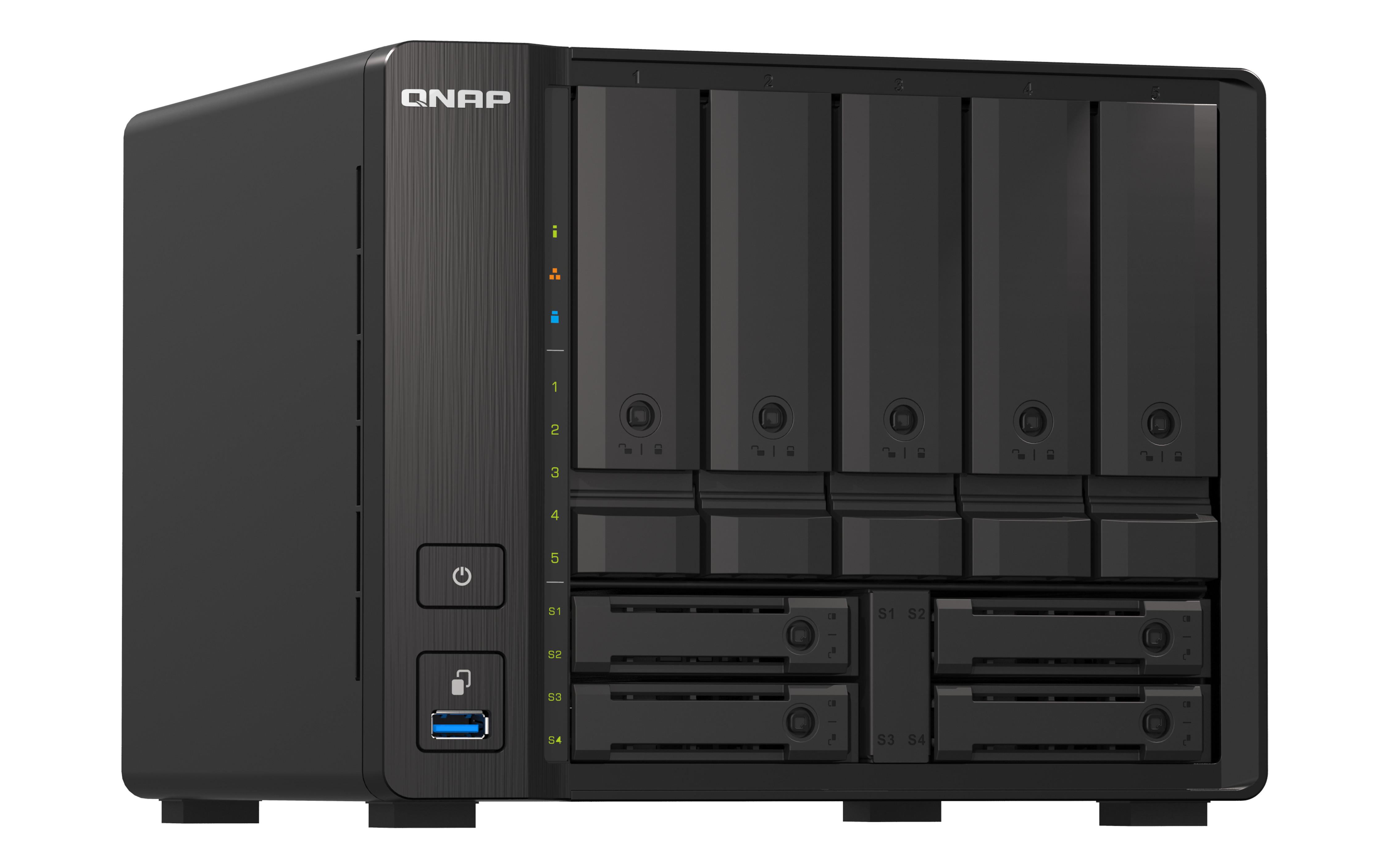 Qnap  TS-H973AX NAS Tower Collegamento ethernet LAN Nero V1500B 