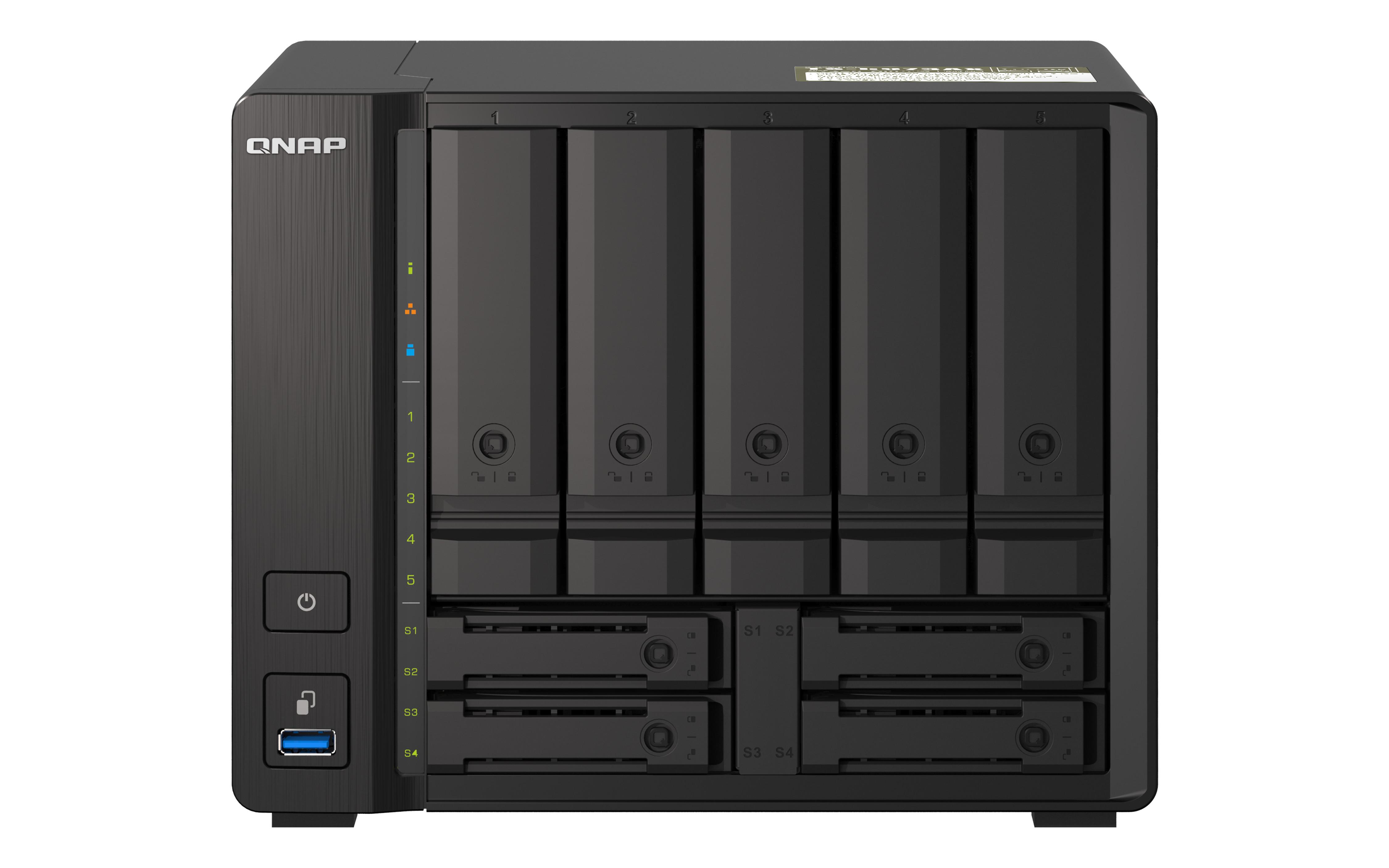 Qnap  TS-H973AX NAS Tower Collegamento ethernet LAN Nero V1500B 