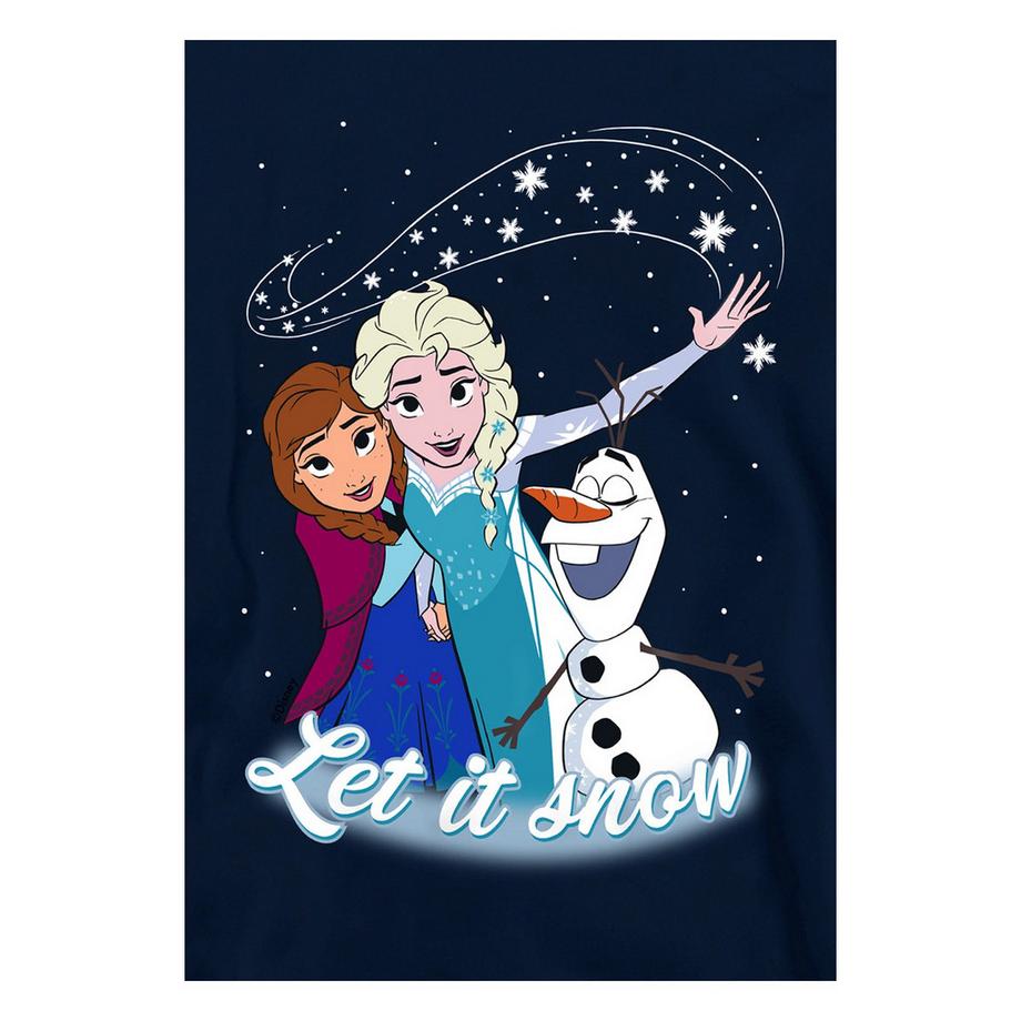 FROZEN  Sweat À Capuche Motif Elsa, Anna Et Olaf Let It Snow 
