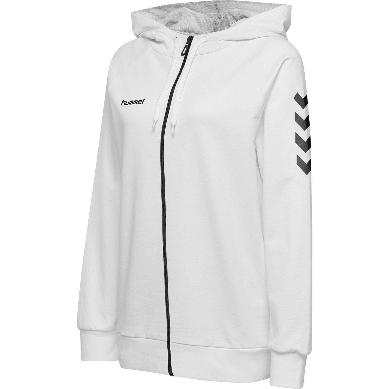 Hummel  felpa con cappuccio da zip cotton 