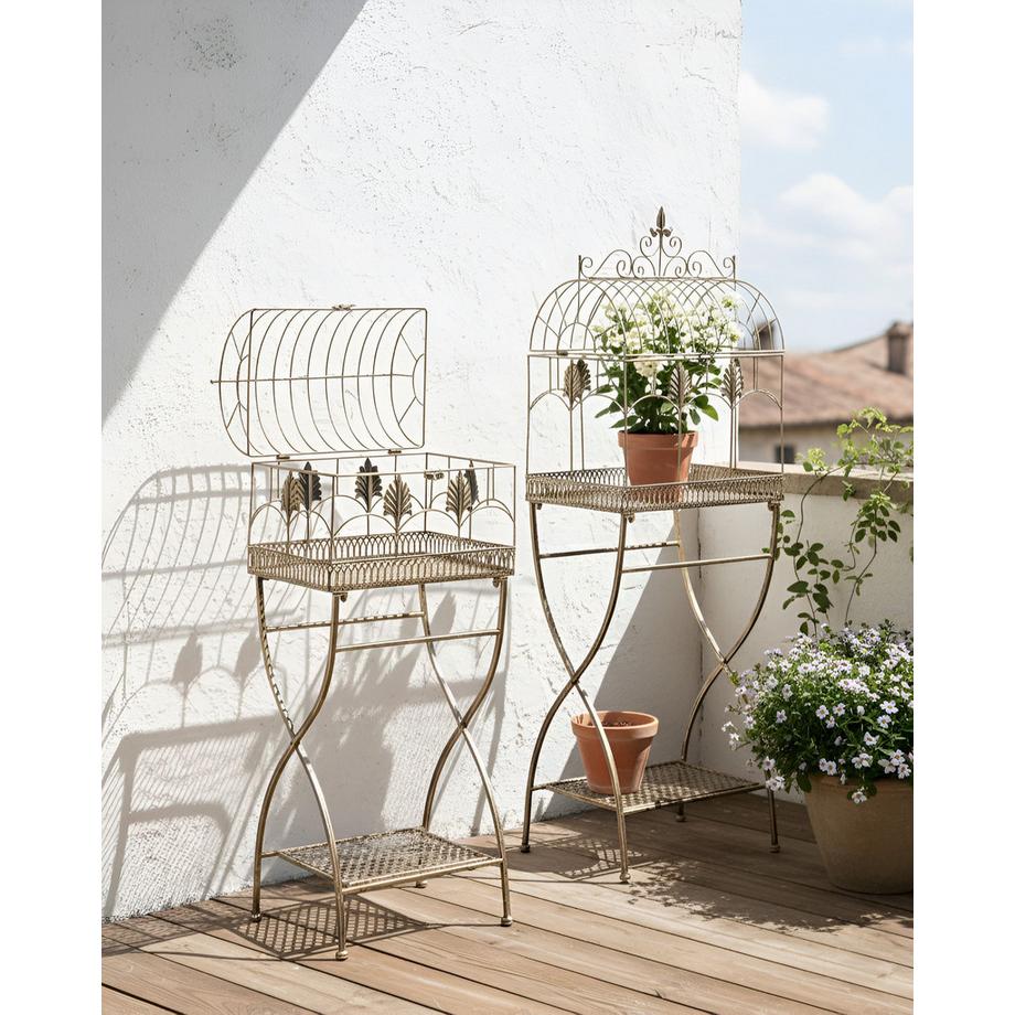 Beliani Regal 2er Set aus Eisen Retro SICILY  