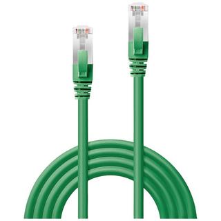 LINDY  RJ45 Netzwerkkabel, Patchkabel CAT 6a S/FTP 15.00 m Grün 1 St. 