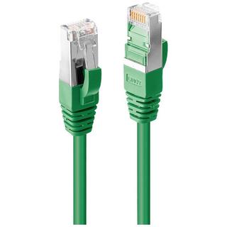 LINDY  RJ45 Netzwerkkabel, Patchkabel CAT 6a S/FTP 15.00 m Grün 1 St. 