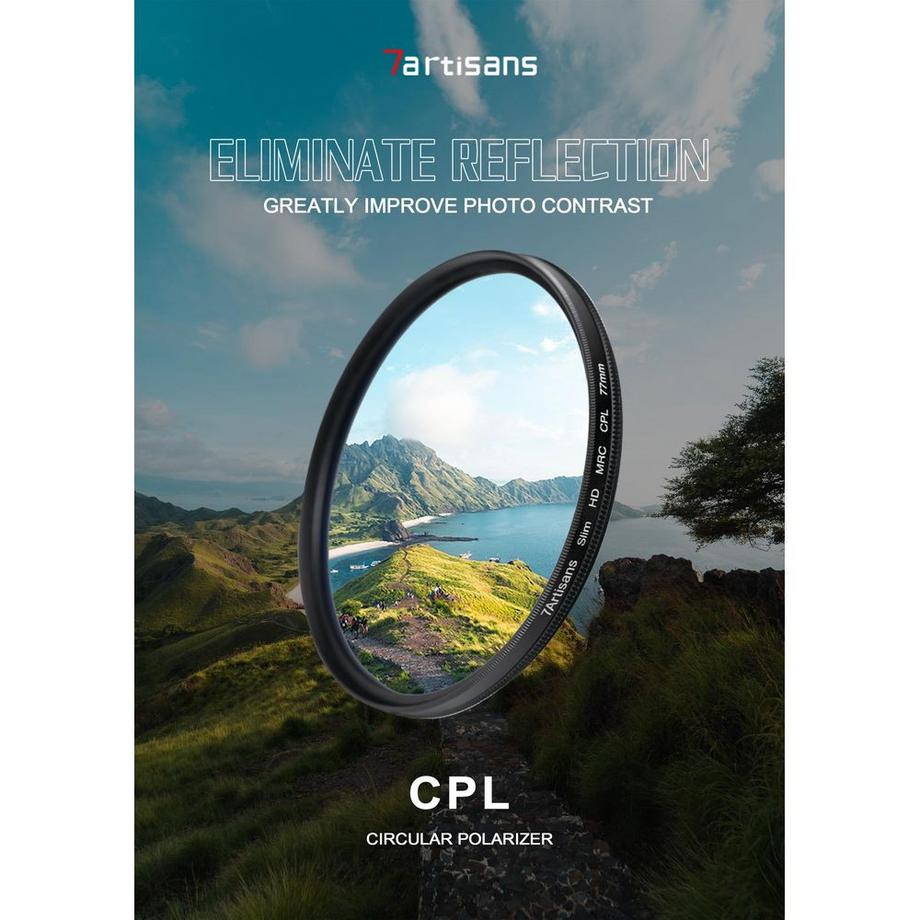 7ARTISANS  Polfilter CPL – 58 mm 