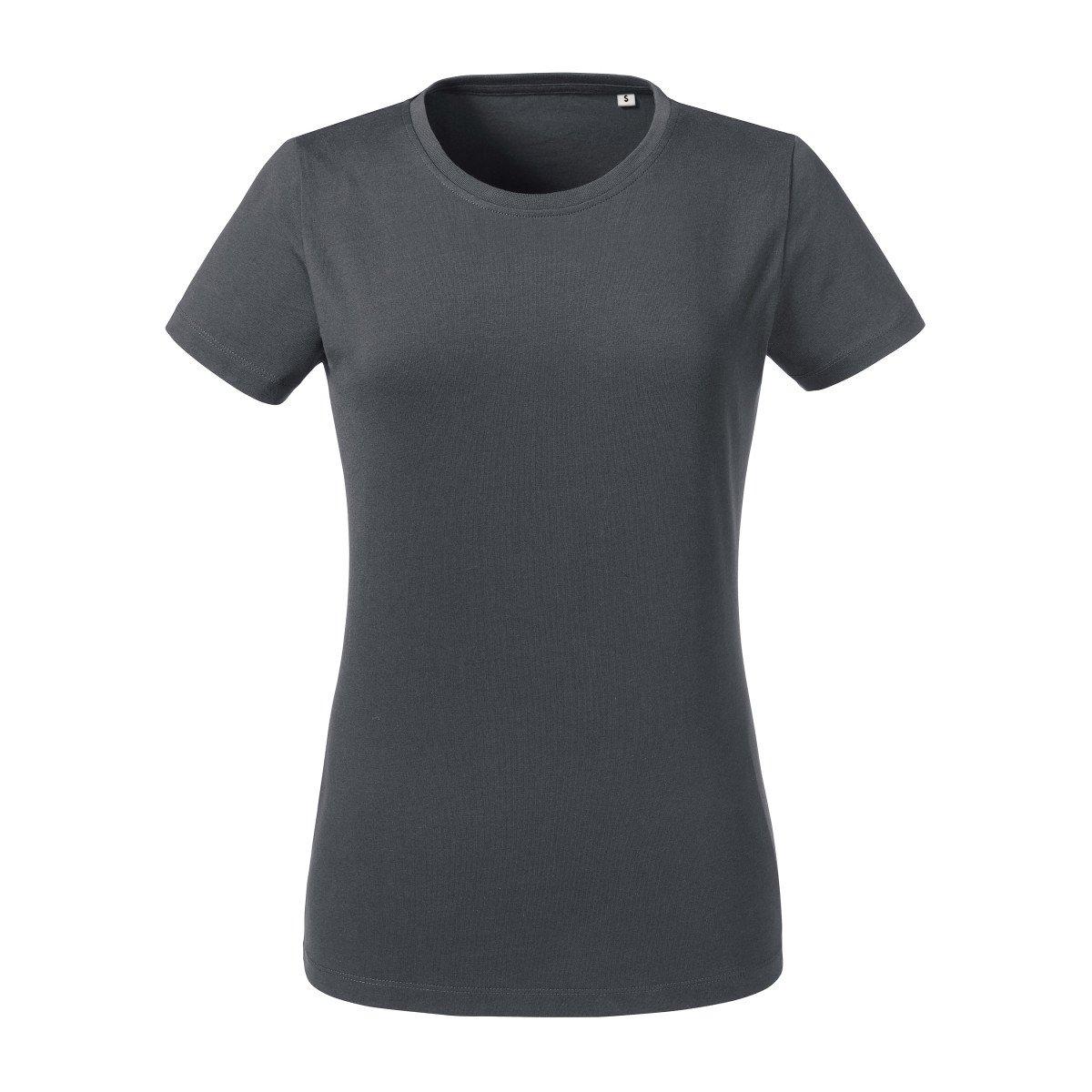 Image of T-shirt Mit Kurzen Ärmeln Damen Grau S