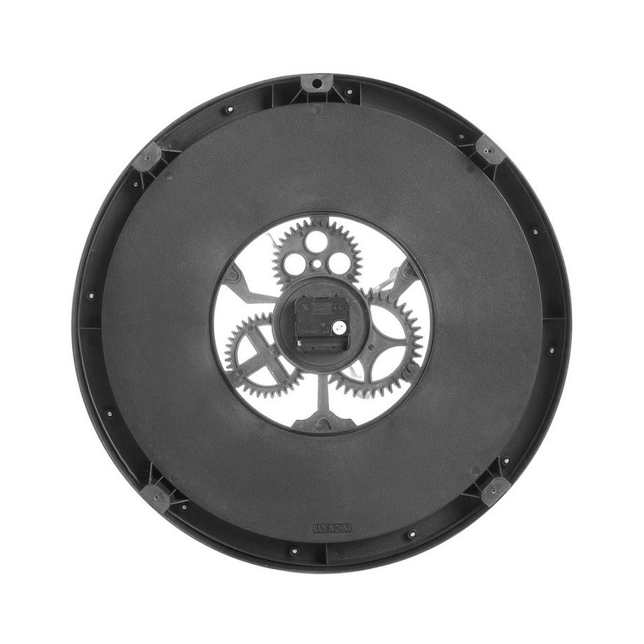 Beliani Wanduhr aus Kunststoff Klassisch BORNOS  