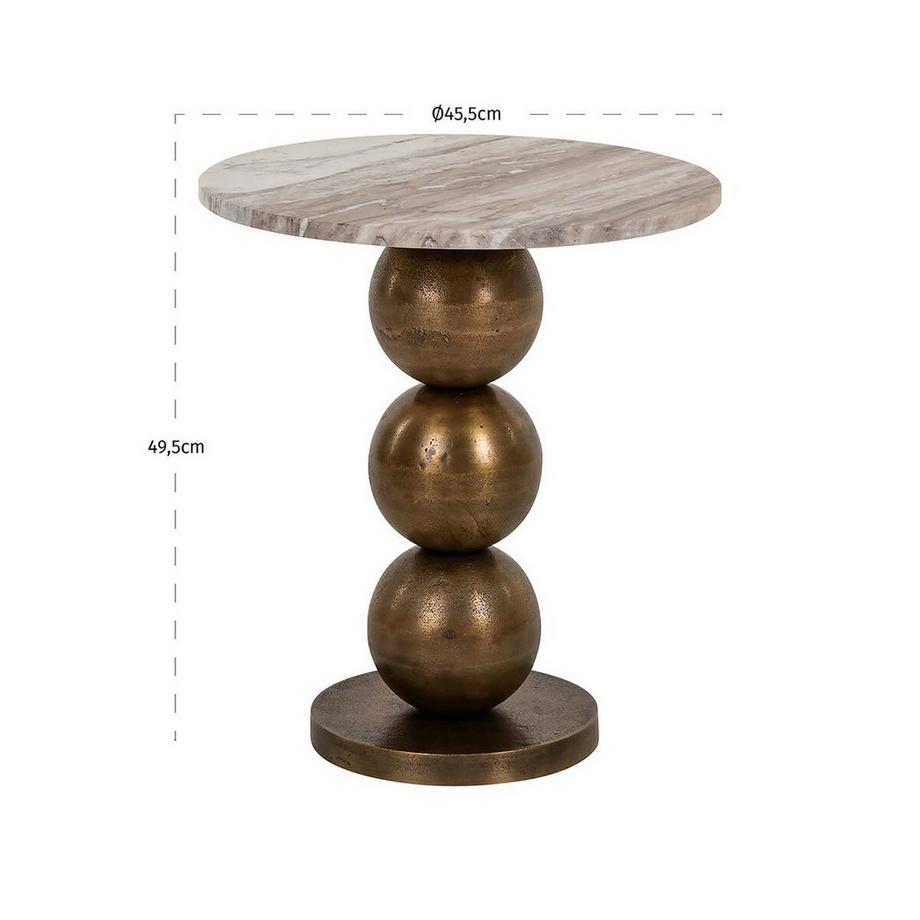 mutoni Table d'appoint orge  