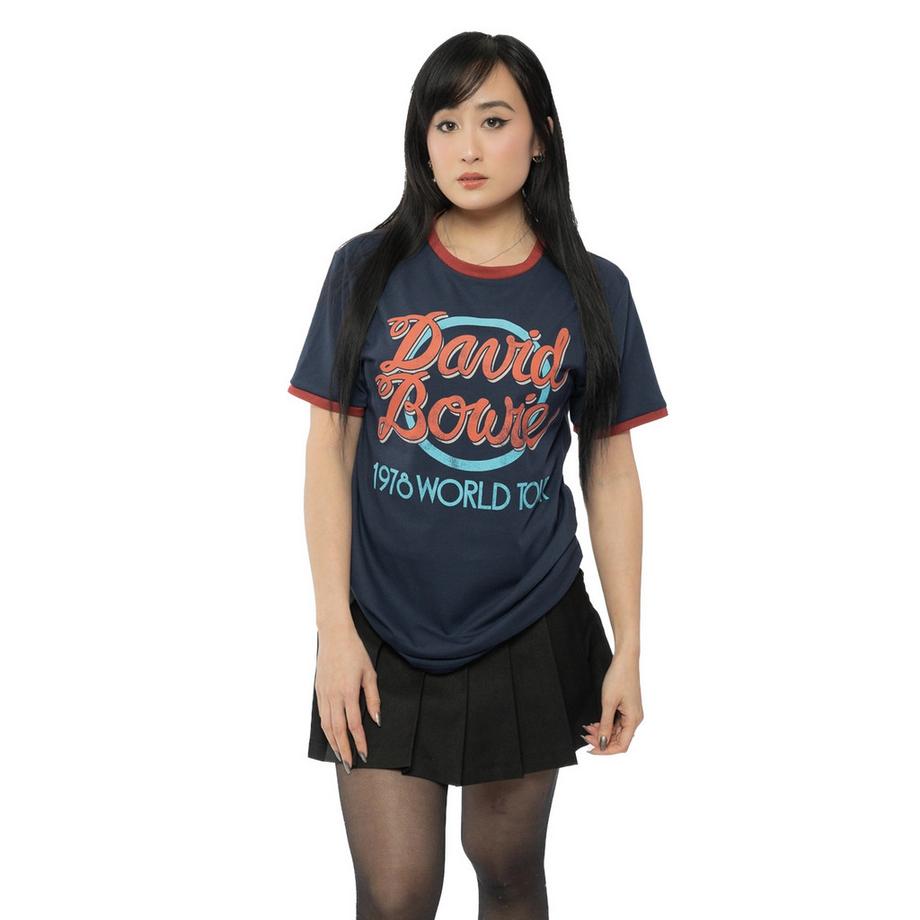 David Bowie 1978 World Tour Ringer T-Shirt  