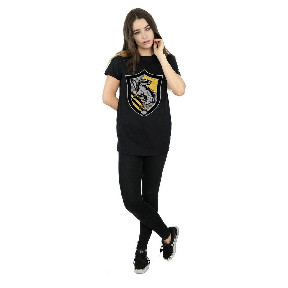 HARRY-POTTER Hufflepuff T-Shirt Imprimé  
