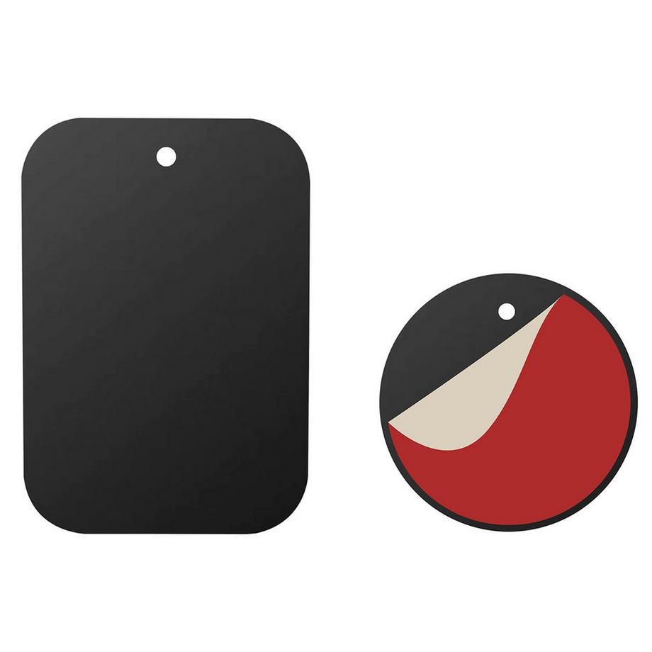 BigBen Connected  Confezione da 2 piastre metalliche per il montaggio magnetico in auto 