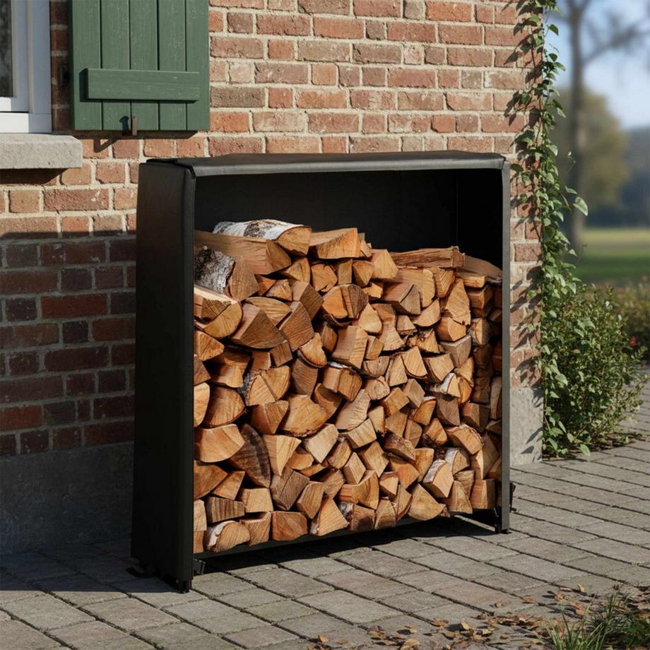 Northix Holzständer mit Deckel  