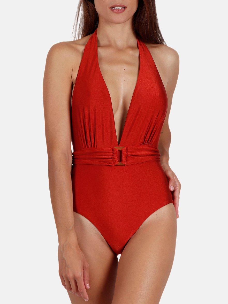 Image of 1-teiliger Badeanzug Dubarry Damen Rot Bunt 38