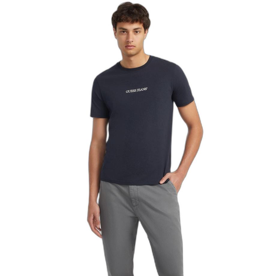 t-shirt slim-fit con logo ricamato