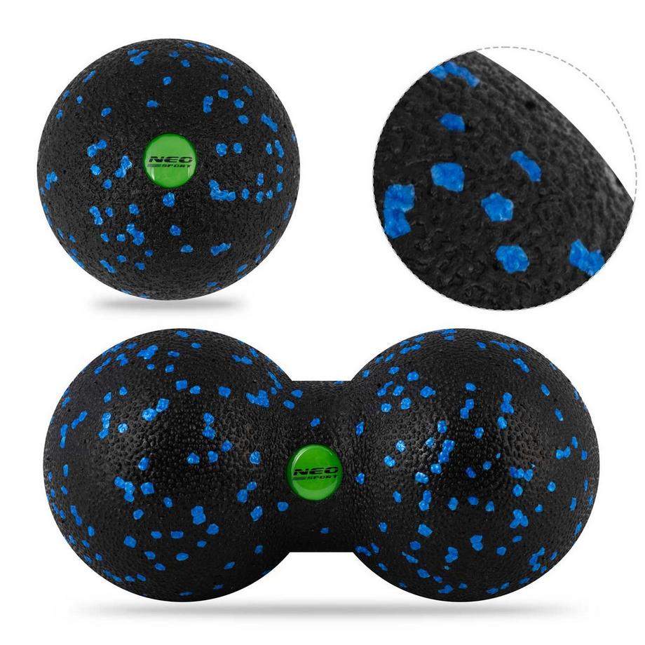 B2X  Sfera da massaggio + Sfera da massaggio doppia - Set - NS-997 Nero/Blu 