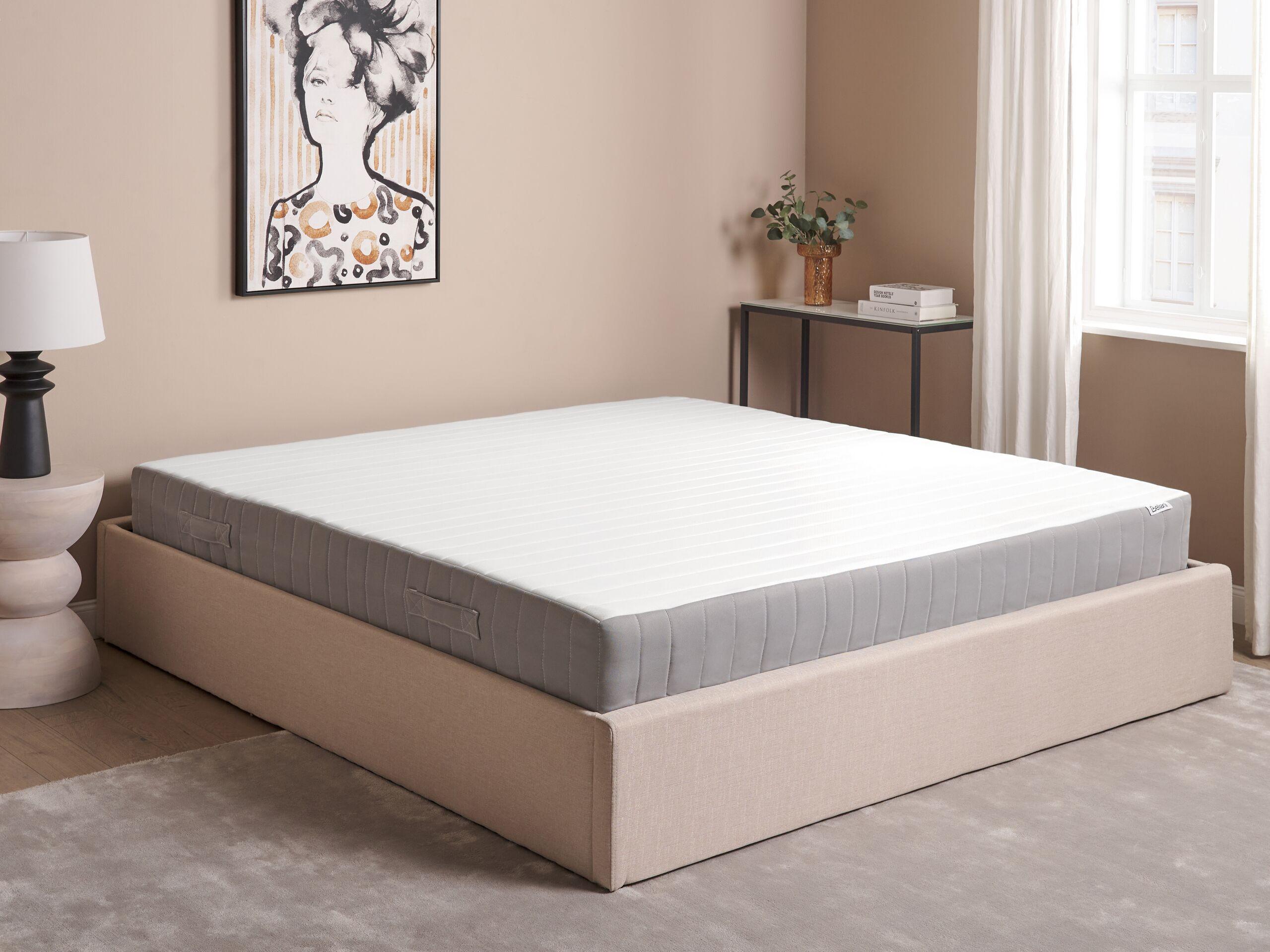 Beliani Matelas à ressorts ensachés en latex en Ressorts ensachés SPRINGY II  