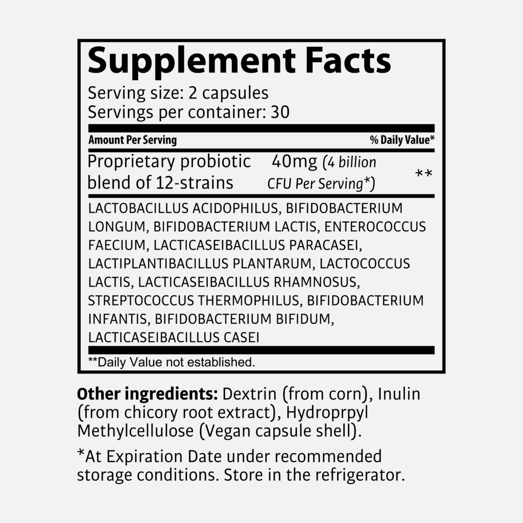 Tasnim  Pro Darm ESL – Milchsäurebakterien – 60 Kapseln 