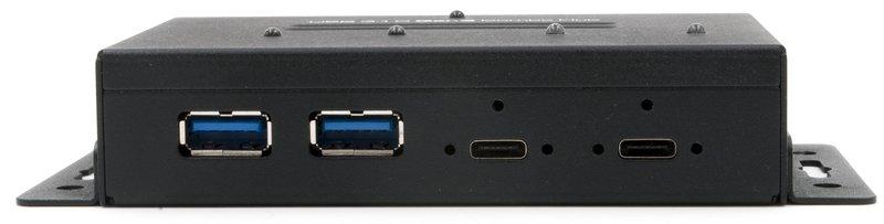 Image of EXSYS EX-1240HMVS Schnittstellen-Hub USB 3.2 Gen 2 (3.1 Gen 2) Type-C 10000 Mbit/s Schwarz