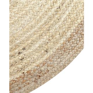 Beliani Tapis en Jute Boho MENEMEN  