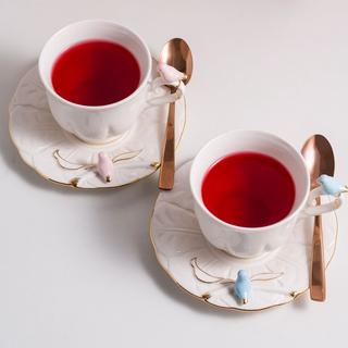 Wolff Vögel Kaffee/Tee Tasse und Untertasse  
