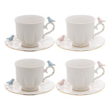 Vögel Kaffee/Tee Tasse und Untertasse