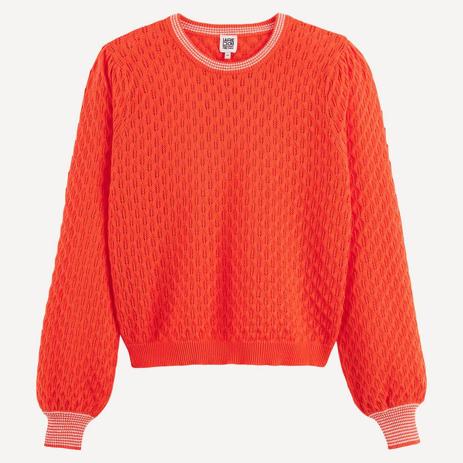 La Redoute Collections  Pullover aus Lochstrick 