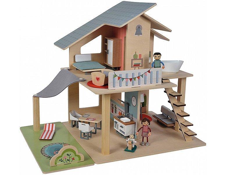 Eichhorn  Puppenhaus mit Möbeln 