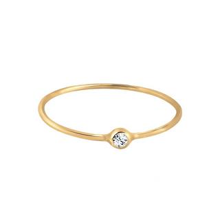 Elli  Bague Femmes Solitaire Avec Cristal 