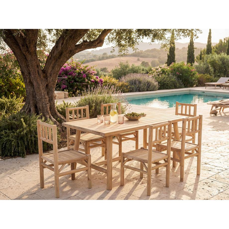Vente-unique Table de jardin TULUM  