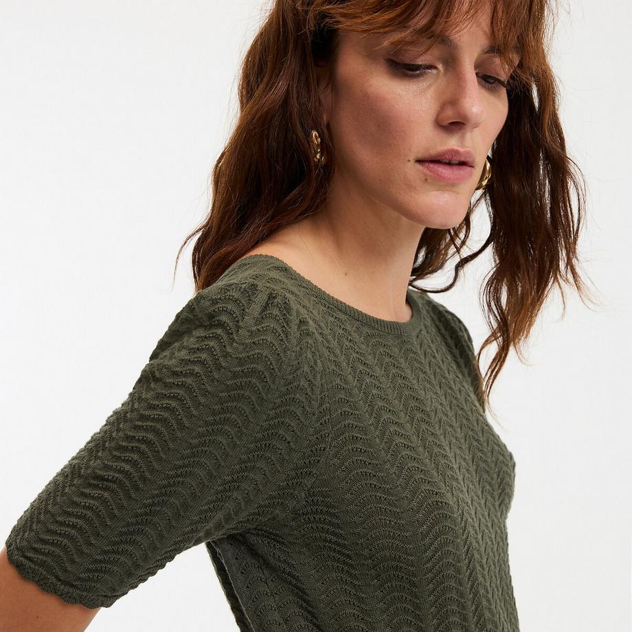 La Redoute Collections Pullover in Maglia Fine Girocollo  