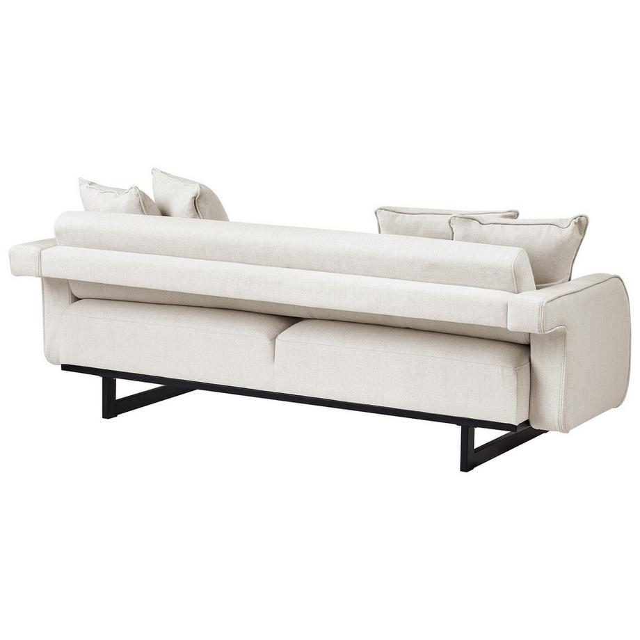 Beliani Canapé 3 places en Tissu Moderne SVANEK  