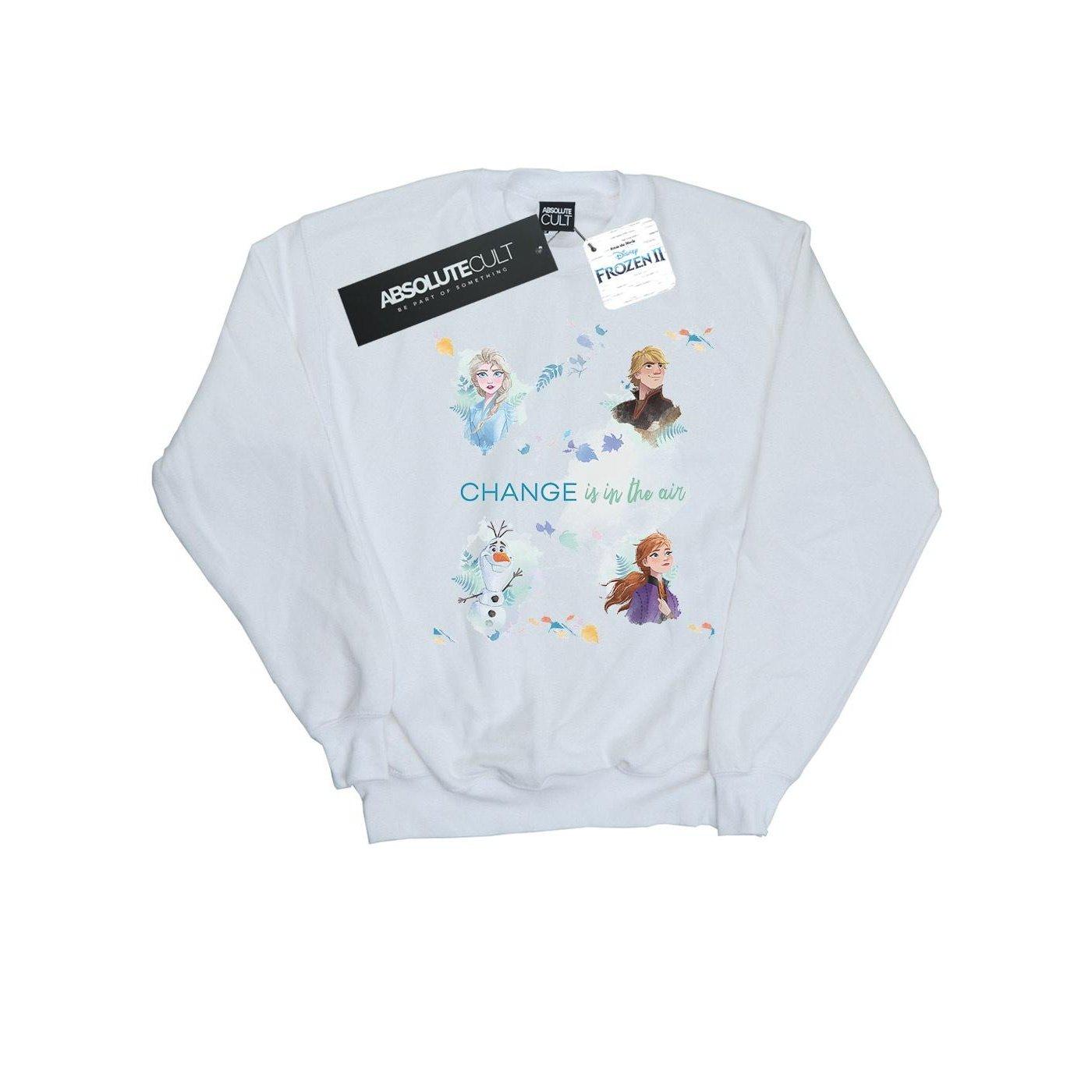 Image of Frozen 2 Change Is In The Air Sweatshirt Unisex Weiss 152-158