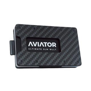 AVIATOR Aviator Wallet slide, Carbon Fiber mit AirTag clip  