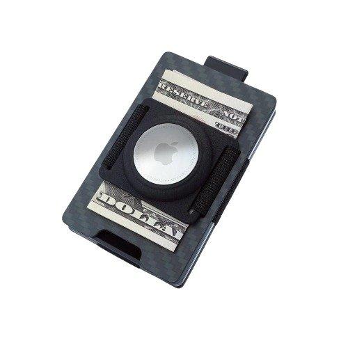 AVIATOR Smart Wallet Slide Carbon Fiber avec AirTag Clip  